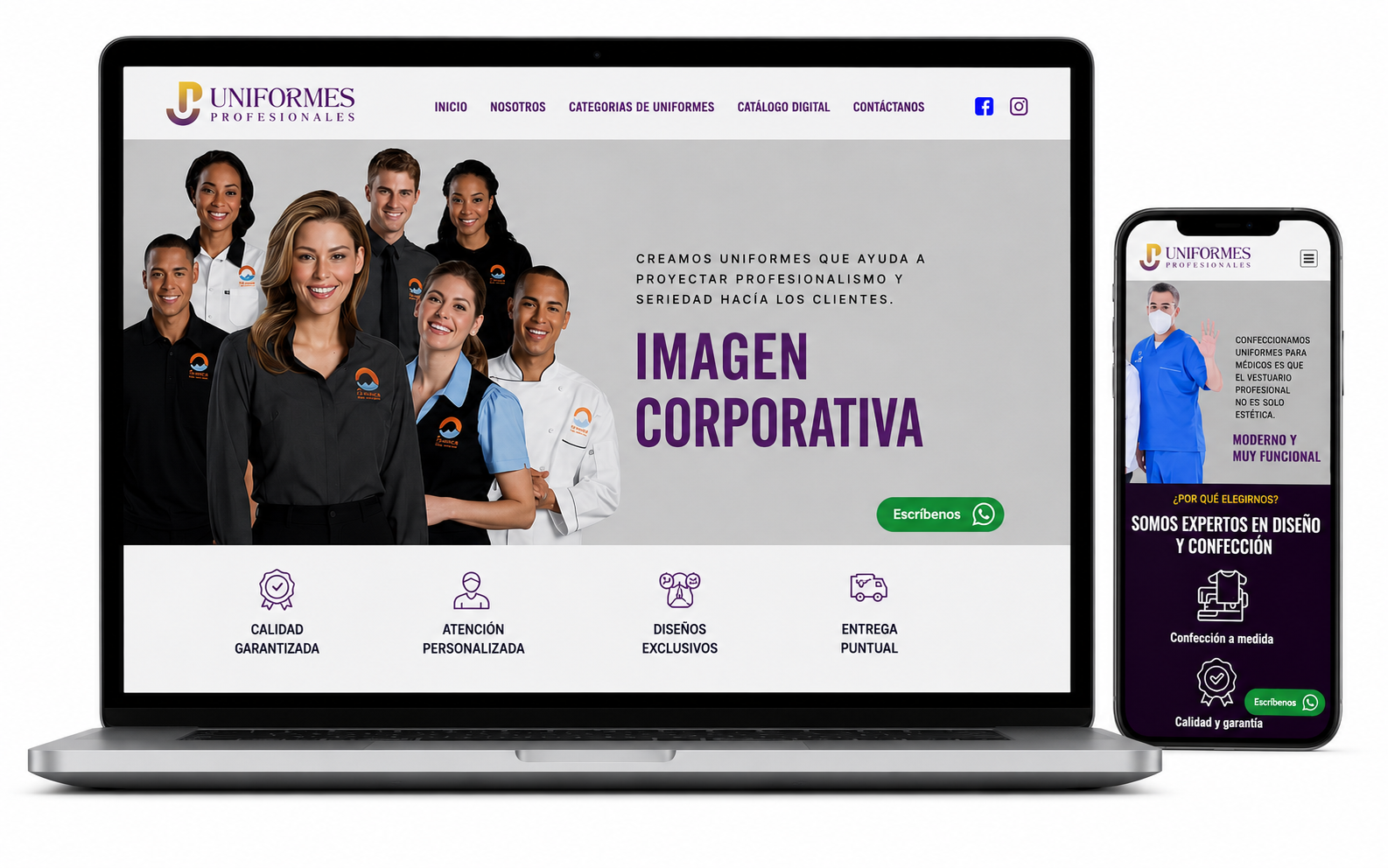 Uniformes profesionales